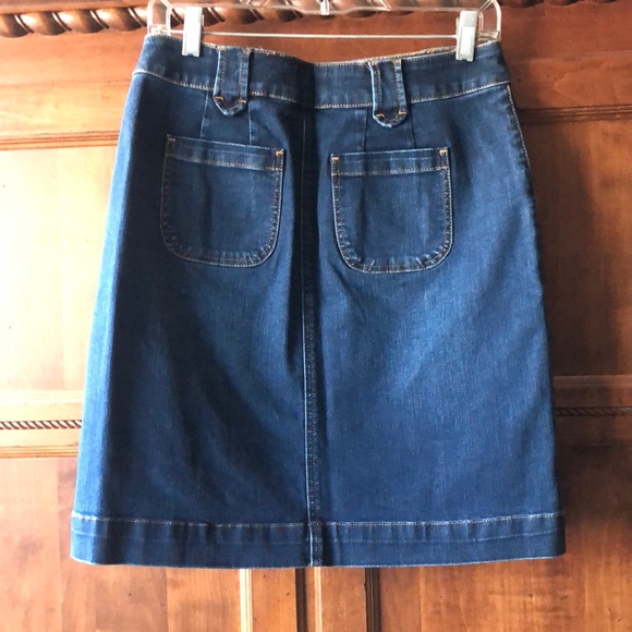NWOT Talbot’s petite Denim jean skirt - Picture 2 of 5